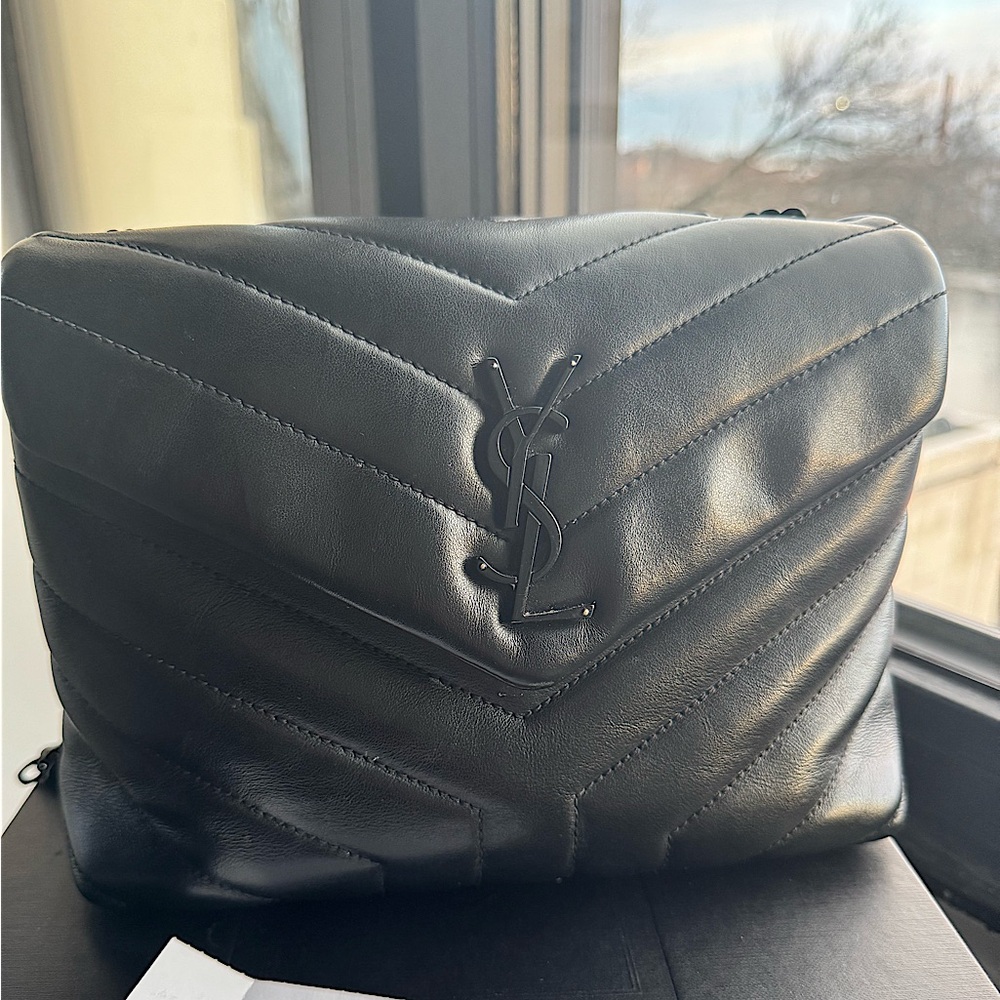SAINT LAURENT (YSL) Loulou small quilted leather shoulder bag